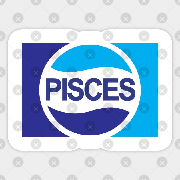 Pisces Sticker by DesignWise